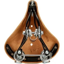 Brooks Selles Trekking & VTC B66 S Unique Selle En Cuir Véritable Femme, Orange -Selles Soldes brooks b66 s unique kernledersattel damen honey 5