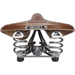 Brooks Selles Trekking & VTC B66 Unique Selle En Cuir Véritable, Orange -Selles Soldes brooks b66 unique kernledersattel honey 4