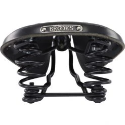 Brooks Selles Trekking & VTC Flyer Classic Selle En Cuir Véritable Homme, Noir -Selles Soldes brooks flyer classic kernledersattel black 4