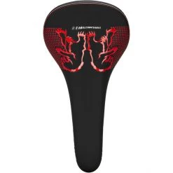 Chromag Selles Downhill, Freeride & BMX Trailmaster DT Selle, Noir/rouge -Selles Soldes chromag trailmaster dt saddle black red 4