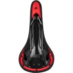 Chromag Selles Downhill, Freeride & BMX Trailmaster DT Selle, Noir/rouge -Selles Soldes chromag trailmaster dt saddle black red 5