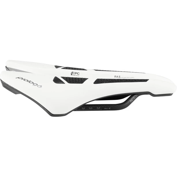 Prologo Selles Vélo De Route Dimension Tri CPC Nack Selle, Blanc/argent 3 Prologo Selles Vélo De Route Dimension Tri CPC Nack Selle, Blanc/argent