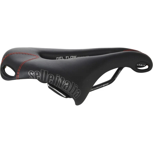 Selle-italia Selles Trekking & VTC Max Flite Gel Flow Selle, Noir 5 Selle-italia Selles Trekking & VTC Max Flite Gel Flow Selle, Noir – Image 3