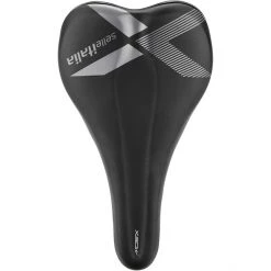Selle-italia Selles Trekking & VTC X-Bow TI316 Selle, Noir -Selles Soldes selle italia x bow ti316 saddle grey black 4