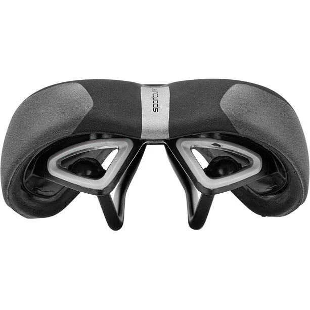 Sportourer Selles Trekking & VTC FLX Gel Selle Pour VTT Homme, Noir 4 Sportourer Selles Trekking & VTC FLX Gel Selle Pour VTT Homme, Noir – Image 2