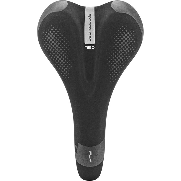 Sportourer Selles Trekking & VTC FLX Gel Selle Pour VTT Homme, Noir 5 Sportourer Selles Trekking & VTC FLX Gel Selle Pour VTT Homme, Noir – Image 3