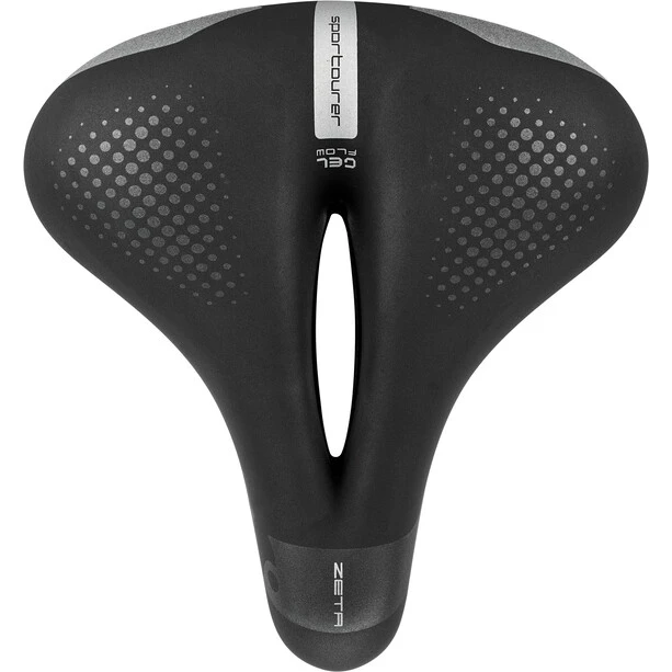 Sportourer Selles Ville & Confort Zeta Comfort Gel Flow Selle, Noir 5 Sportourer Selles Ville & Confort Zeta Comfort Gel Flow Selle, Noir – Image 3