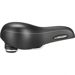 Velo Selles Trekking & VTC Gel Base Comfort Selle Standard Femme, Noir/gris